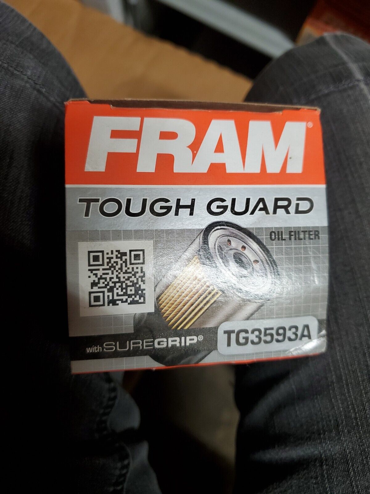 FRAM Tough Guard Oil Filter TG3593A With Suregrip