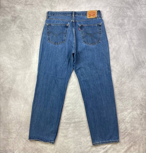 Levi's 550 Jeans Denim Blue Pants 36x32 Lot Of 2 (Laundered) - Picture 2 of 11