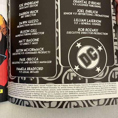 Daredevil and Batman Eye for an Eye from Marvel Comics & DC Direct Ed 1997 TPB - Picture 5 of 7