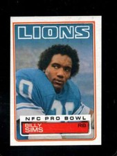 1983 TOPPS #70 BILLY SIMS EX LIONS DP *X74634