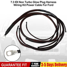 7.3 IDI Non Turbo Glow Plug Harness Wiring Kit Power Cable For Ford RE US