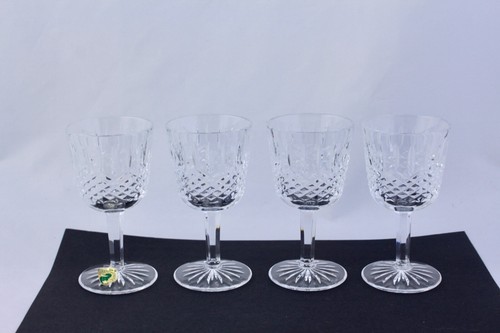 SET OF 4 WATERFORD CRYSTAL BUNCLODY 4-1/4” PORT WINE GLASSES - MINT - Picture 1 of 6