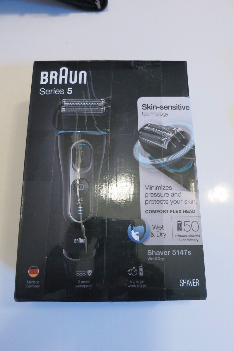 BRAUN 5147S Series 5 Premium Edition Men Foil Shaver Black BRAUN 5147S Series 5 Premium Edition Men Foil Shaver Black