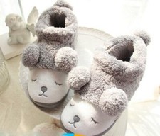 New Winter Warm Cotton Slippers For Women Home Soft Plush Indoor Floor Shoes