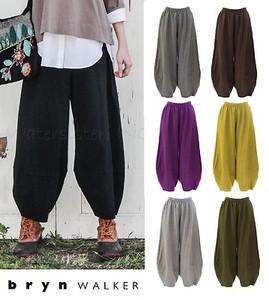 BRYN-WALKER-USA-Heavy-Linen-OLIVER-PANT-Balloon-Panel-Hem-1X-2X-3X-2017-FALL
