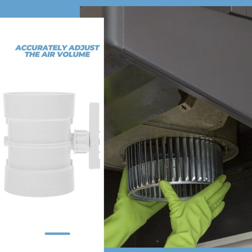 4 PCS tendance Luftmengenregulierventil Manueller Kanal-Volumendämpfer Kanaldämpfer