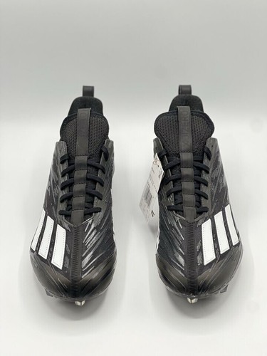 ADIDAS Size 13 Adizero Low Top Lightweight Football Cleats Black/White GX4050 - Picture 2 of 15