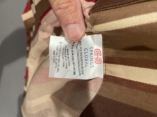 Menge 4 Federn Global Bernard Streifen Volant 0328671 - Bild 6 von 11