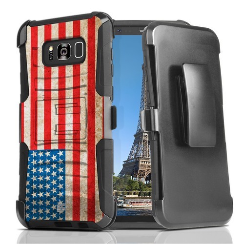 Cubierta resistente con soporte + funda con clip para Samsung Galaxy S8 / S8 Plus - Imagen 12 de 55