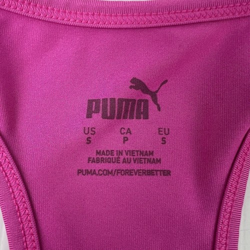 Puma Sports Bra Womens S Pink/Grey - Picture 3 of 4