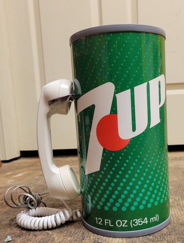 Vintage 7 UP  Telephone SODA CAN 12 3/4” - Picture 1 of 4