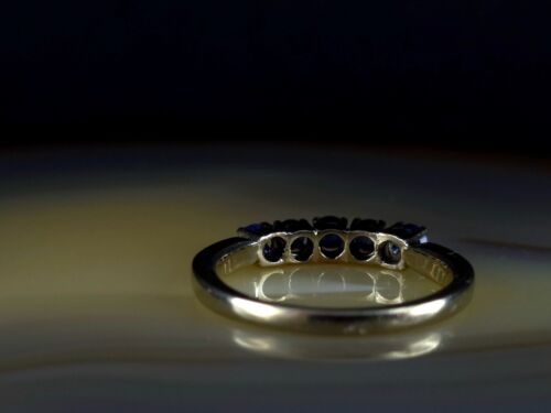 Ring Gold 585 Tansanit blau 17,8 mm Vorsteckring - elegant & zeitlos schön - Bild 10 von 15