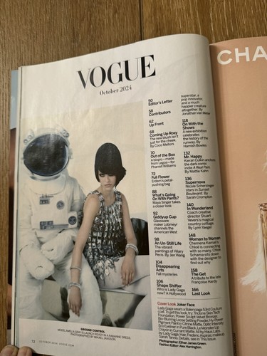 VOGUE MAGAZINE ~ USA ~ OCTOBER 2024 ~ LADY GAGA ~ KIERAN CULKIN - Picture 3 of 14