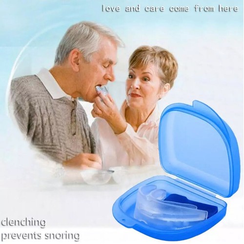 Stop Schnarchen Mundstück Apnoe Hilfe Schlaf Bruxismus Anti Schnarchen Pure Grind Mundschutz - Bild 6 von 11