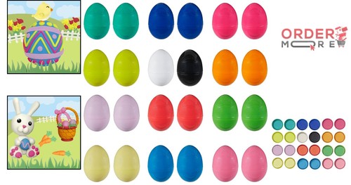 24-Pack Non-Toxic Play-Doh Eggs 2oz Each Perfect for Kids' Party Favors & More - Picture 2 of 8