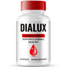 Dialux Blood Capsules, Dia lux Blood Formula Support Supplement Pills 60ct