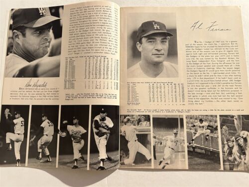 1968 LOS ANGELES DODGERS Yearbook SANDY KOUFAX Don DRYSDALE Don SUTTON Lasorda - Picture 3 of 11