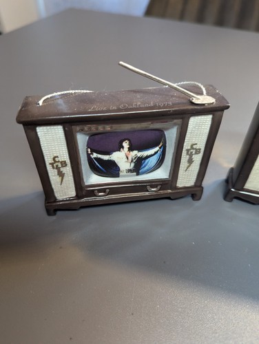 Elvis Presley Mini TV's Heirloom Ornament Collection Bradford Editions T10 - Imagen 2 de 10