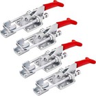 4 Pezzi Morsetti a Ginocchiera Morsetto a Levetta in Metallo GH-431 318 kg/70...