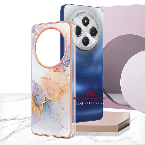Para Xiaomi Redmi 14C 4G, Lujo Antigolpes Mármol Chapado Parachoques Suave Estuche Cubierta - Imagen 25 de 37