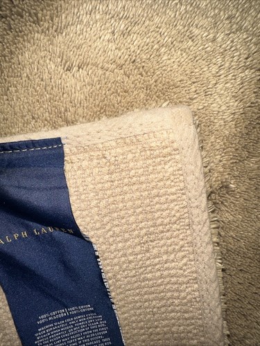 RALPH LAUREN WILTON DESERT TAN 21”x34” LUSH BATH RUG 100% COT $90 BNWT VERY NICE - Picture 9 of 11