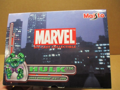 Marvel Maisto 2003 Hulk Hummer H2 Bonus Showroom Display escala 1:18 - Imagen 8 de 11