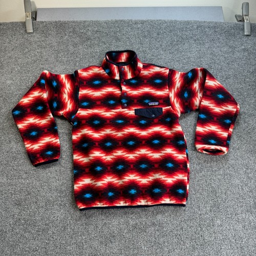 Patagonia Synchilla Snap T Fleecepullover Aztekenmuster Damen Small Southwestern