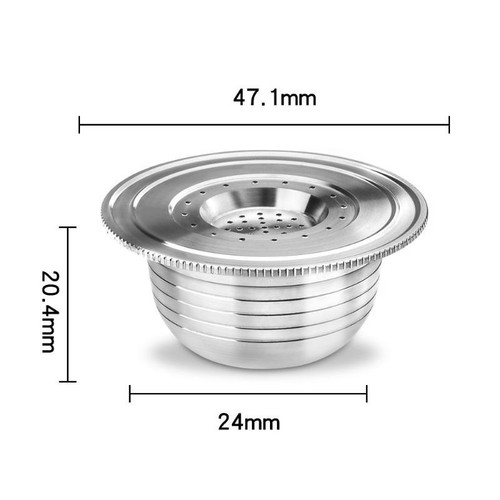 For BIALETTI Coffee Machines Reusable Stainless Steel Filter Capsule Shells Pods - Picture 2 of 10