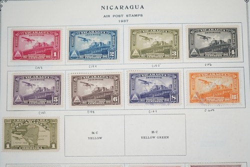 NICARAGUA 1860s-1970s COLLECTION OF 1200 STAMPS MINT & USED ON SCOTT PAGES - Picture 24 of 24