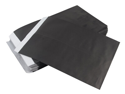 Münzumschlag Perlen Schmuck Paket Party Gastgeschenk schwarz Papier Geschenktüte (4x6 Zoll)