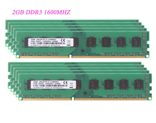 Lot 2GB 4GB DDR2 DDR3 RAM 667 800 1333 1600Mhz DIMM Desktop Memory Intel CPU - Picture 12 of 38