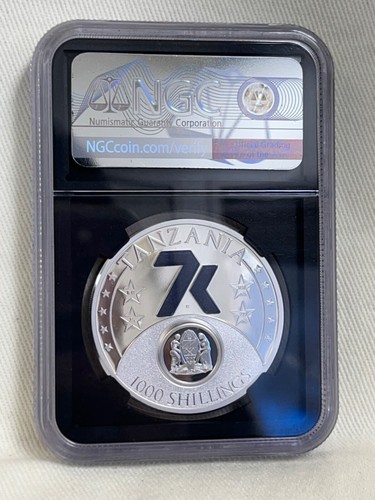 2021 Tanzania The Rusty Lantern Diner 1oz .999 Silver Coin NGC PF70 UC 7K Metals - Picture 2 of 2