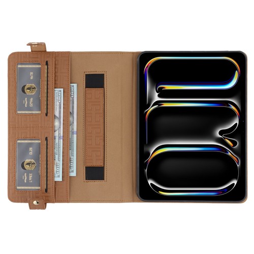 For Samsung Galaxy Tab S10 S9 Ultra S9 FE Plus Crossbody Business Folio Case - Picture 11 of 49