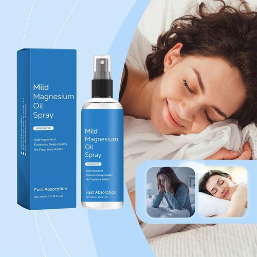 Magnesiumöl Spray 100ml Extra Strength Pure Natural für verbesserten Schlaf - Bild 3 von 18