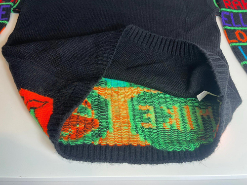 Vintage 1990 TMNT Sweater Turtles Mirage Studios Mickey’s Clan New Youth Large - Picture 10 of 12