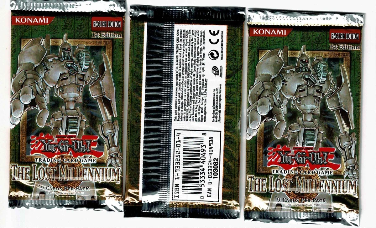 The Lost Millennium Sealed Yu-Gi-Oh! Booster Packs in English for