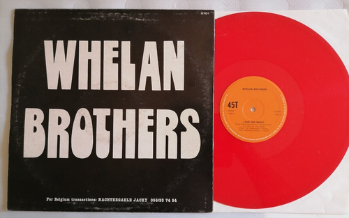 WHELAN BROTHERS: Love And Music 12" MAXI Disco Belgium VYNIL ROT TRANSPARENT - Bild 2 von 2