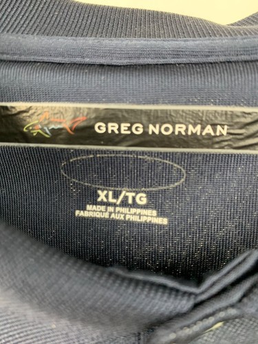 VTG Lot Of 2 Mens XL Shirts Perry Ellis Silk Button-Up & Greg Norman Polo 8851 - Picture 4 of 10