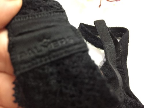 Palmers Bra Size us 32a it2a ue70a Unpadded wireless black - Picture 5 of 9