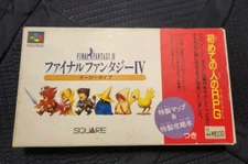 Final Fantasy IV 4 Easy Type FF Box Nintendo Super Famicom Square