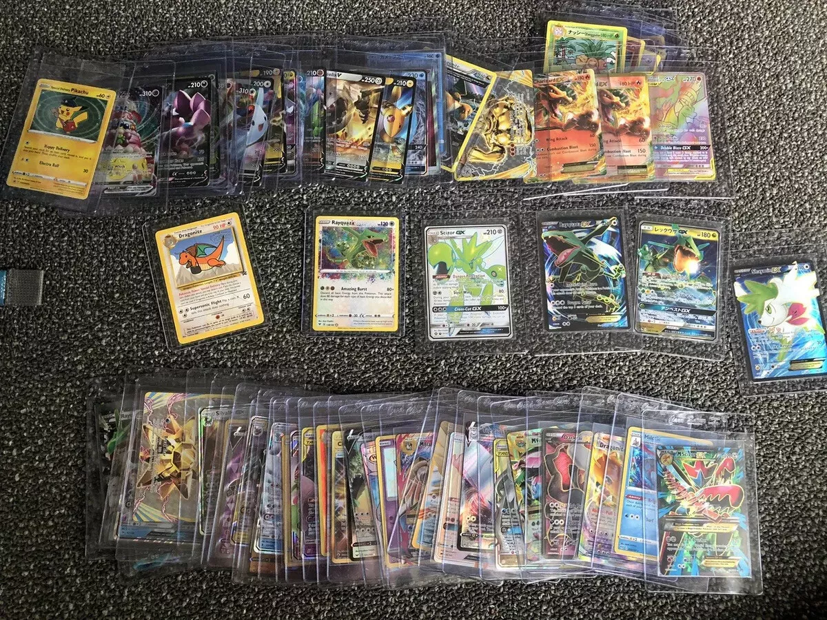 Pokemon Tapu Fini, Lele, Bulu & Koko V Card Lot - 11 Cards - Holo