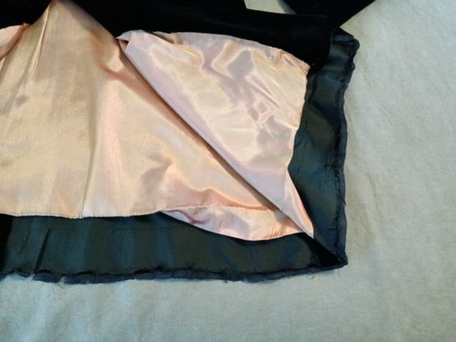 Antique Vintage 1920s Rudick and Fyne NYC Velvet Opera Coat Size L (AS IS) - Picture 8 of 14