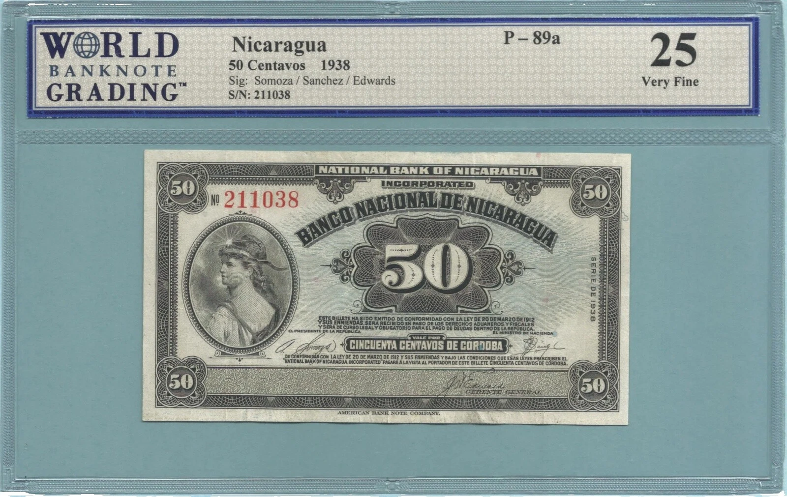 1938 Year North & Central American Paper Money
