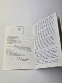 Vintage Vectrex Melody Master Game Manual Only by GCE 1983 Good Condition