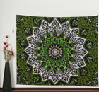 Indien Green Star Ombre Mandala Wall Hanging Decor Tapestry Queen Bedding Hippie