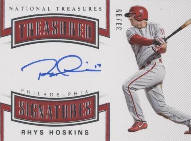 2018 Panini National Treasures - Rhys Hoskins #TS-RH - 1 of 1