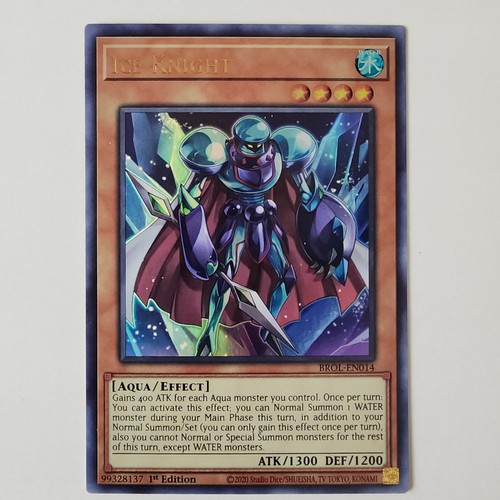 Ice Knight - BROL-EN014 - NM - Ultra Rare - 1st ed - Yugioh - Picture 1 of 2