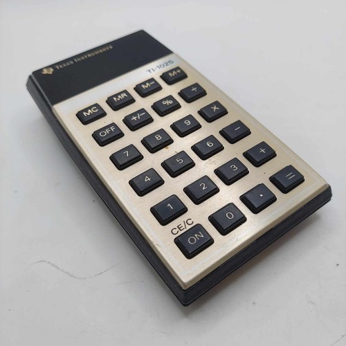 Vintage Texas Instruments TI-1025 Taschenrechner 9V Batterie getestet funktioniert - Bild 6 von 9