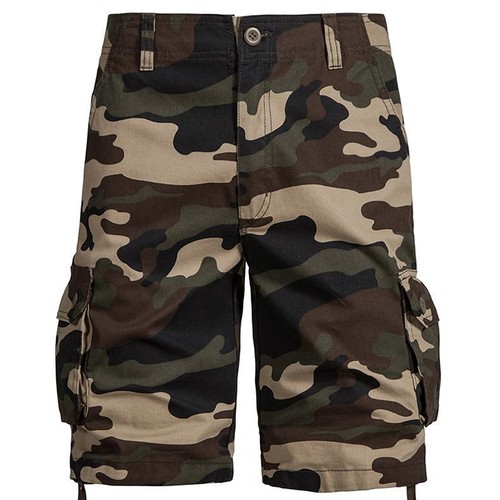Herren Freizeit Camouflage Cargo Shorts Armee Militär Kampf BDU Shorts - Bild 20 von 30