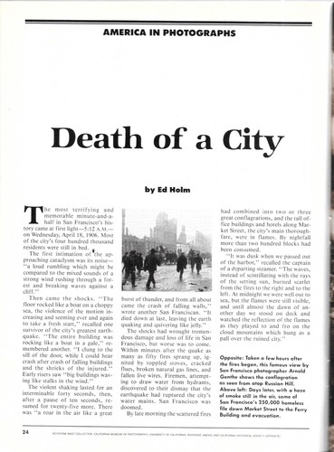 American History March 1990 San Francisco Earthquake Ruins Comic Strip Art - Picture 5 of 11